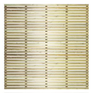 contemporary slat fence panel