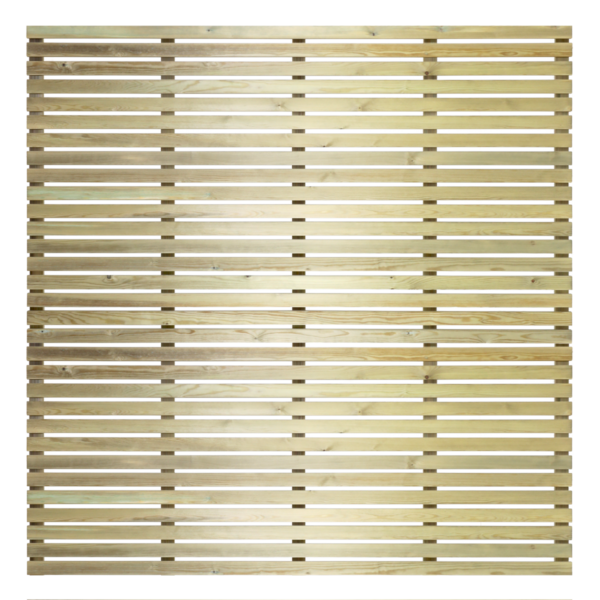contemporary slat fence panel