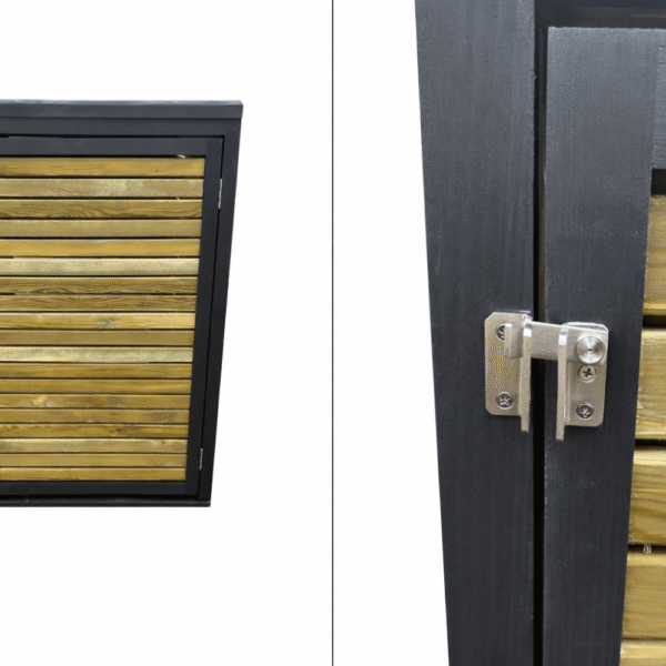 Scandinavian Redwood Wheelie Bin Store pressure treated timber