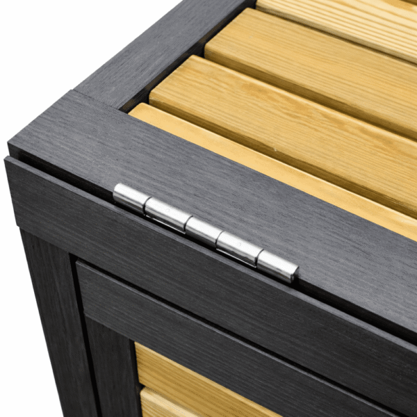 Heavy duty Scandinavian redwood bin storage UK