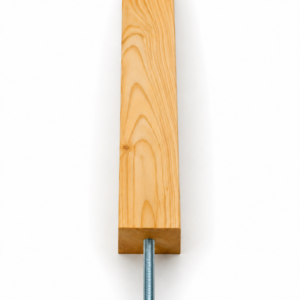 European Larch Top-of-Wall Fence Post