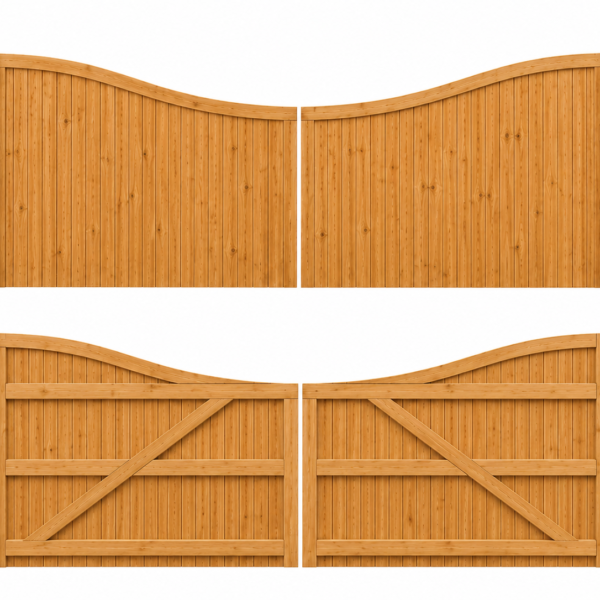Curved top Driveway Gates