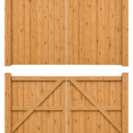 The Ashford Gates | European Larch Driveway Gates