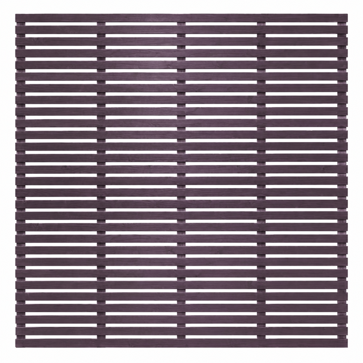 Amaranth Contemporary Slatted Fence Panel – 7mm Gaps