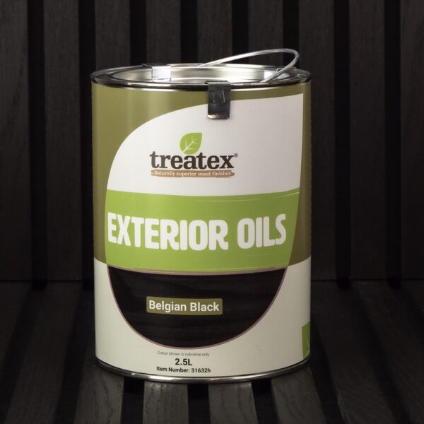 Treatex Belgian Black Exterior Oil 2.5L tin